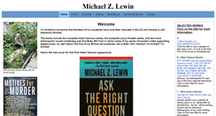 Desktop Screenshot of michaelzlewin.com